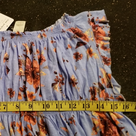 NWT Free People Womens Off the Shoulder Blouse Top - Picture 6 of 6